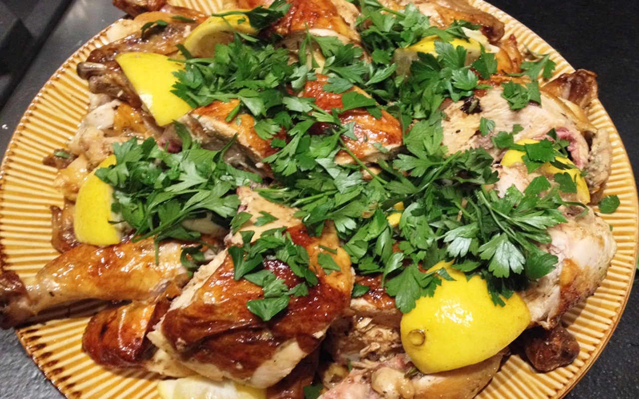 Soffia’s Crispy Umami Roast Chicken