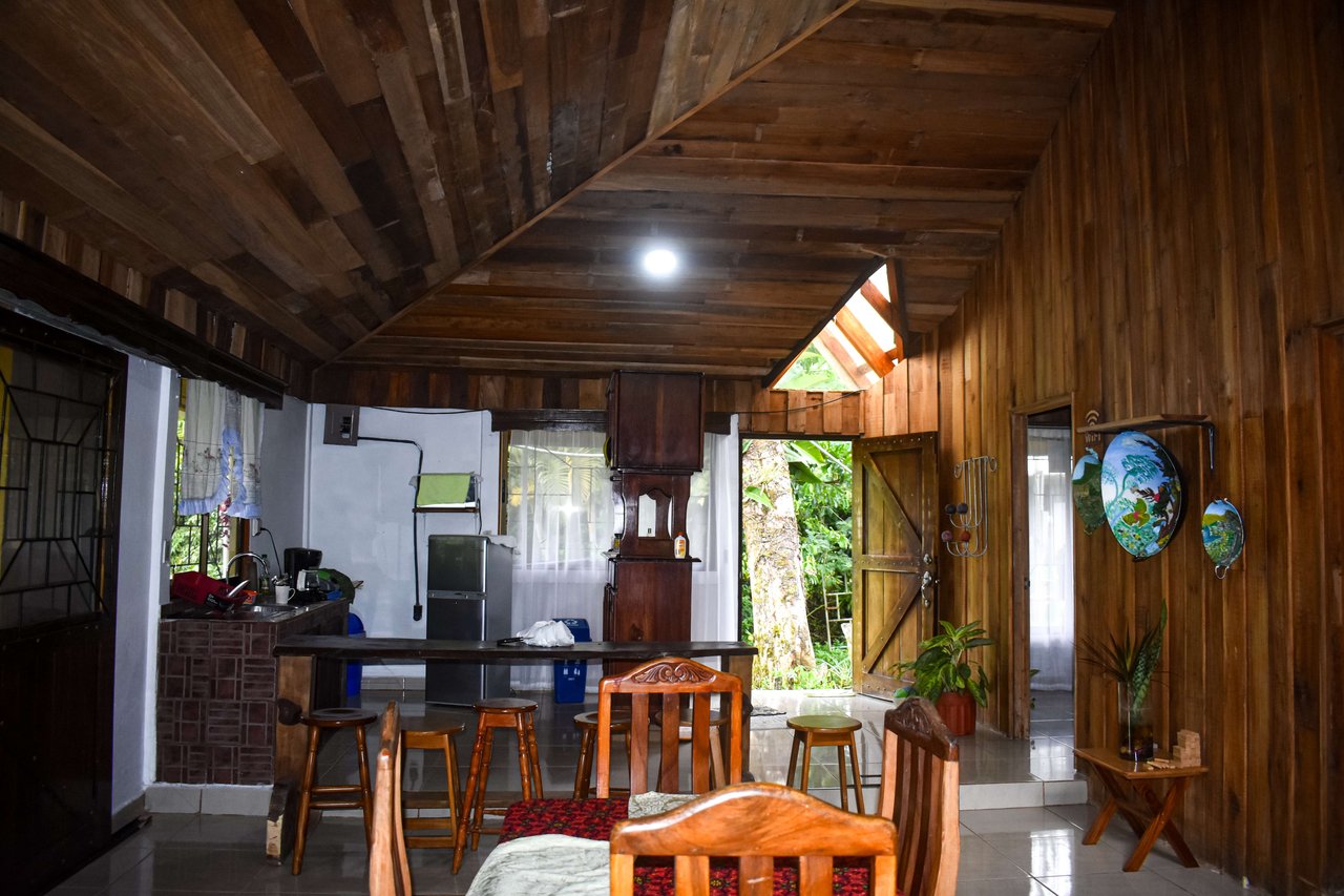 Casa Colibri with two small apartments | Bordered by the Bijagua River and Bijagua Creek.