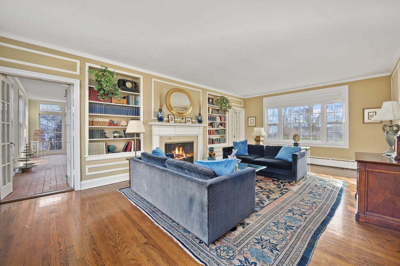 This classic home gives a warm welcome
