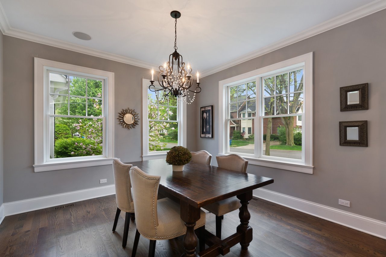 Timeless elegance meets transitional flair in builder's own award winning home