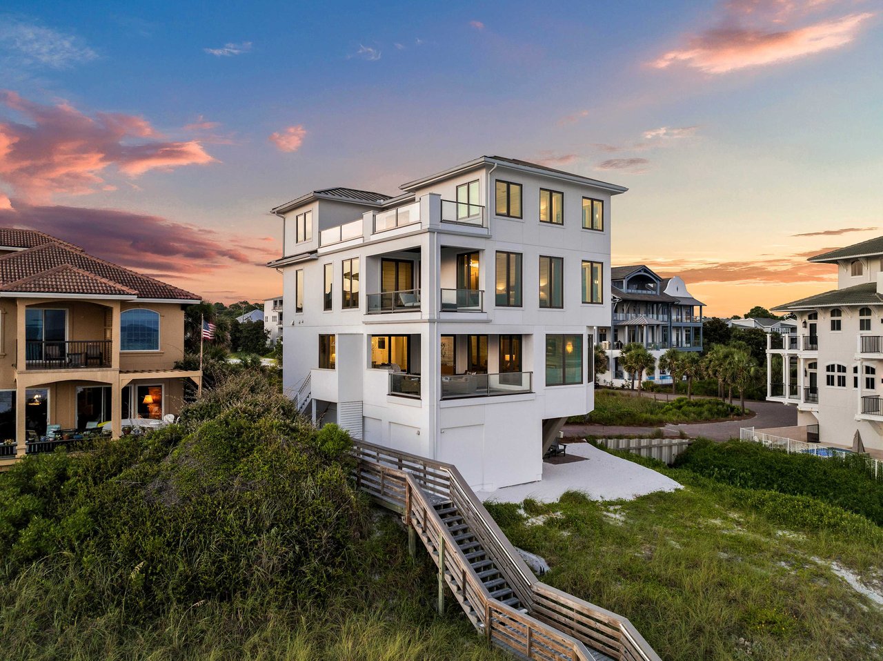 Former Dave & Buster’s CEO Lists Beachfront Home Off Florida’s Scenic Highway 30A