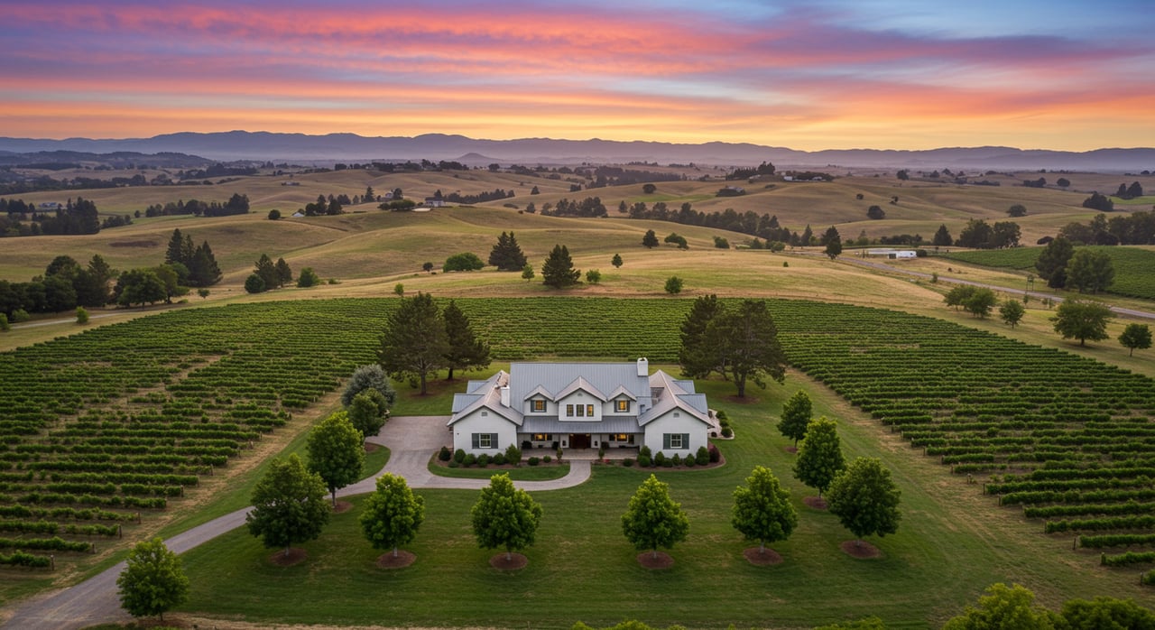 This $15 Million California Vineyard Estate Starred in a Recent Tv Show. Now It Can Be Yours.