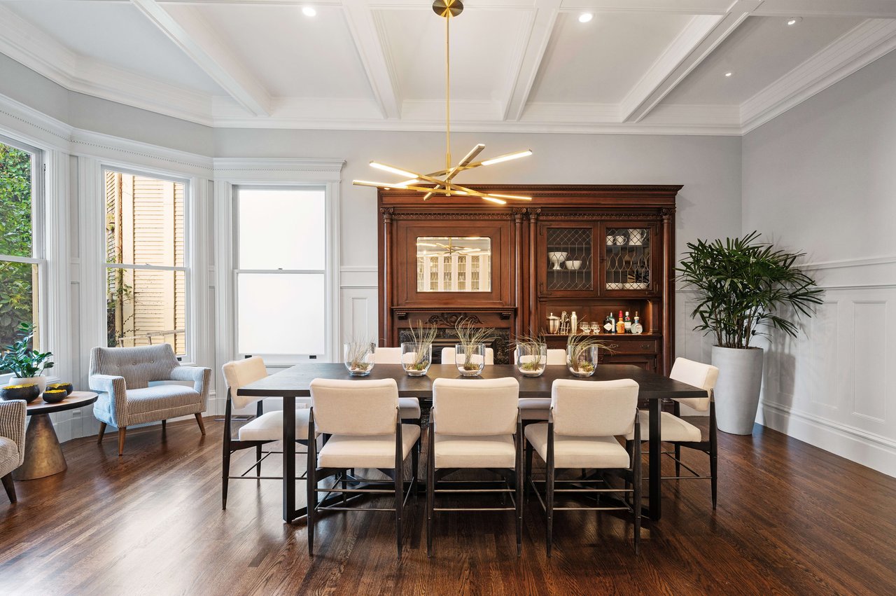 Grand Pacific Heights Home on a Coveted Flat Block between Lafayette & Alta Plaza Parks