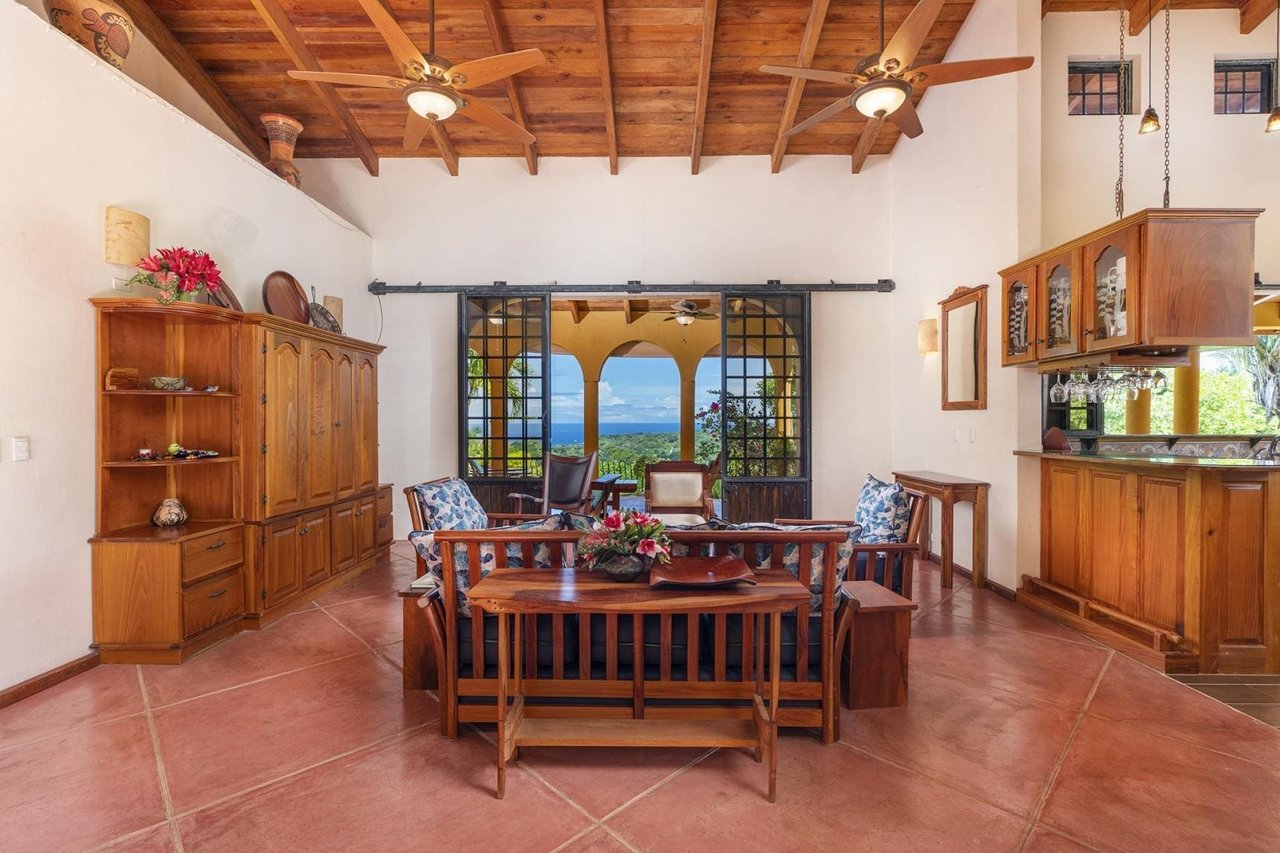 Colonial Mediterranean Ocean Villa, Nosara, Guanacaste