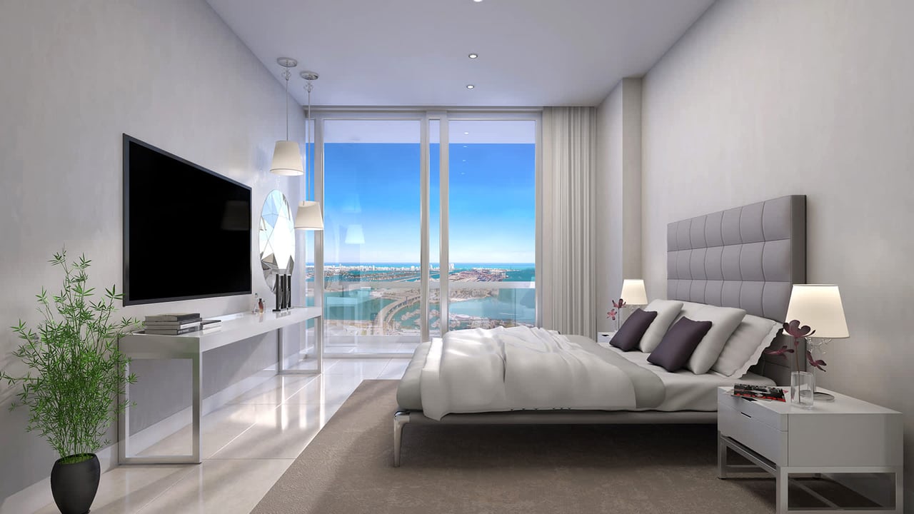 Okan Tower sky residence bedroom 