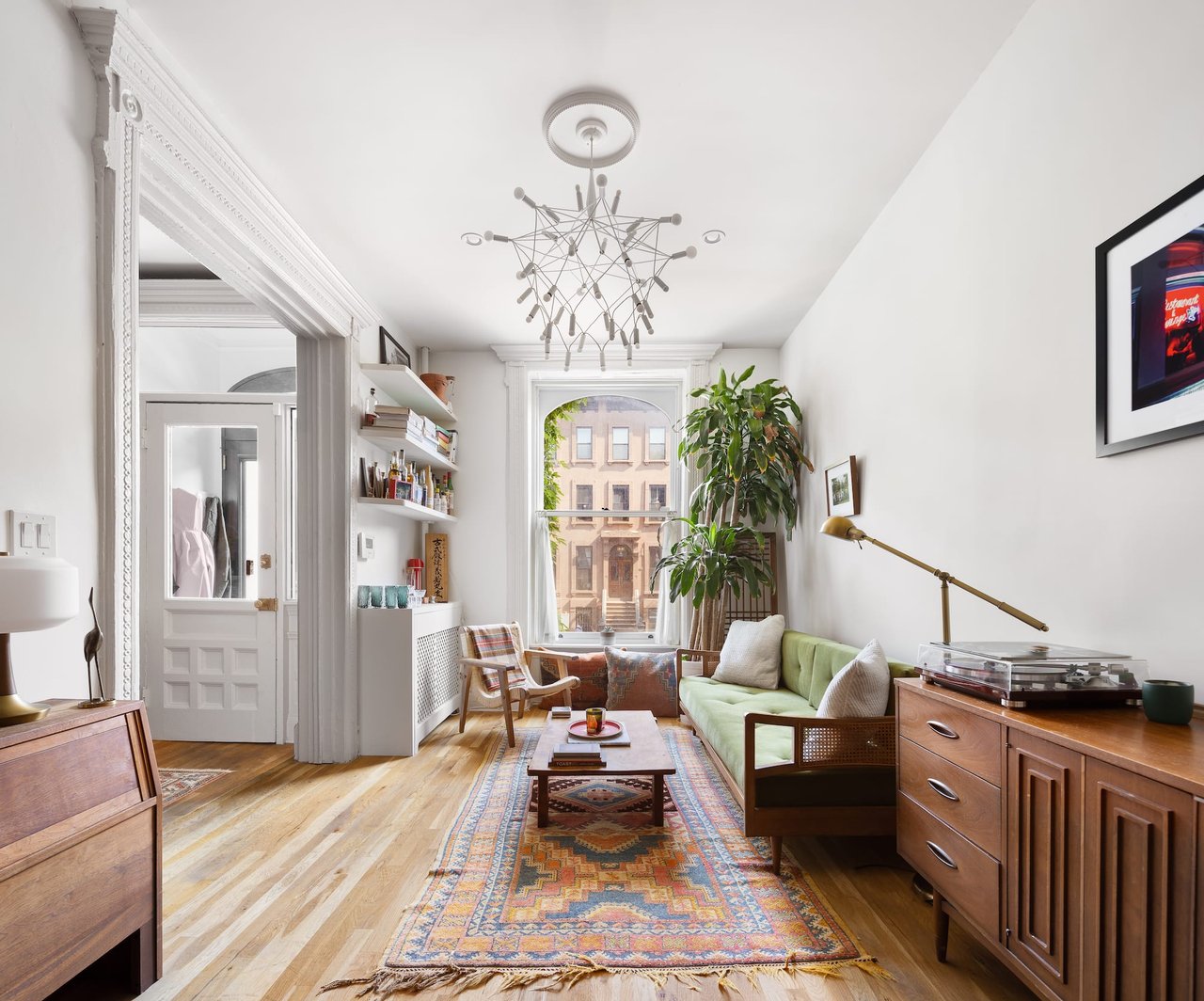 Queen Anne Townhouse in Fort Greene Has Lovely Interiors and a Garden Apartment for $2.5M