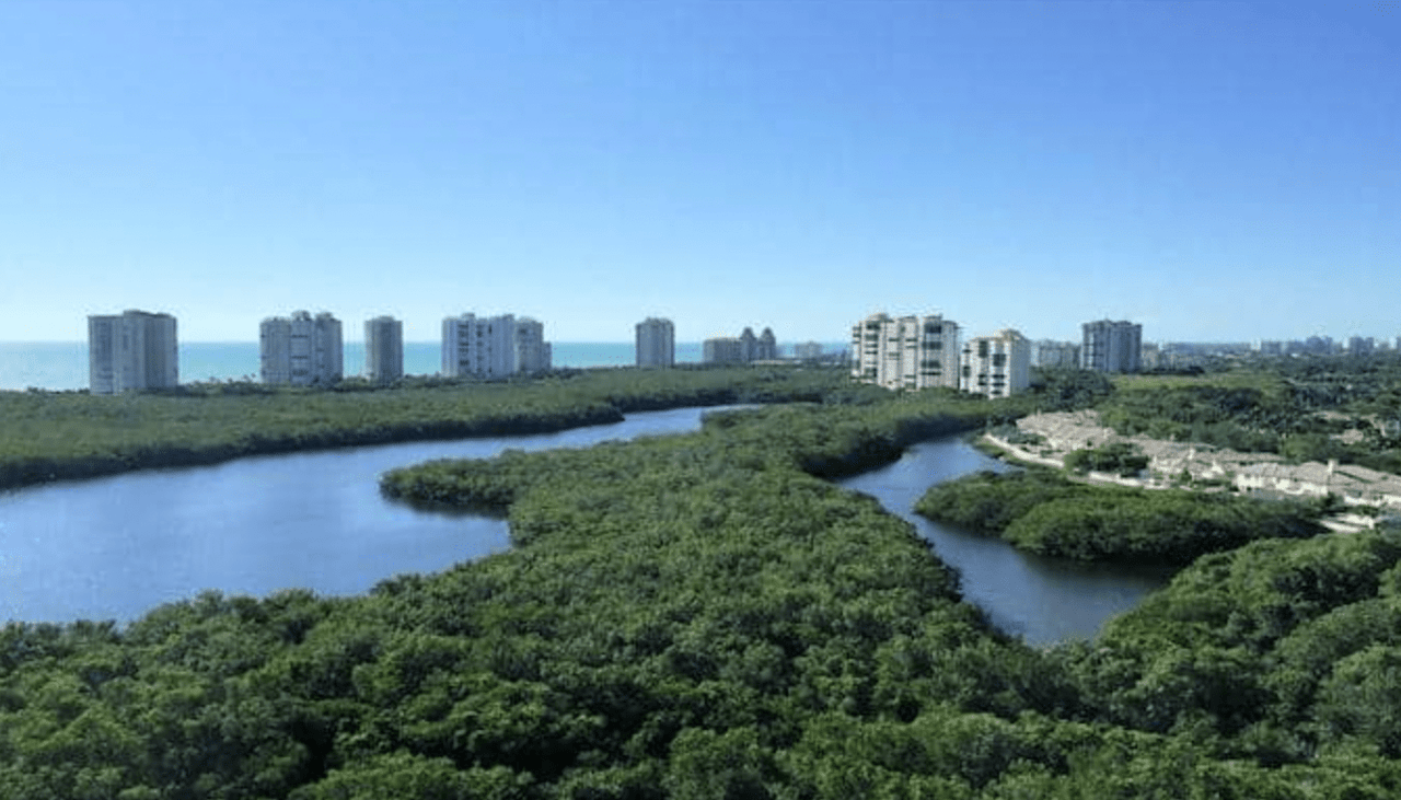 Pelican Bay, Naples Florida Aerial 