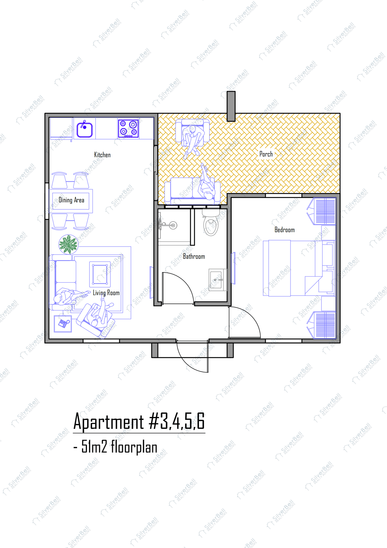 Invest in resort-style living at Song of the Sea apartments, Santa Rosa. 1BR freestanding house, open layout, lush gardens. Limited presale. Secure your paradise now! SilverBell Realty Advisors - Curaçao