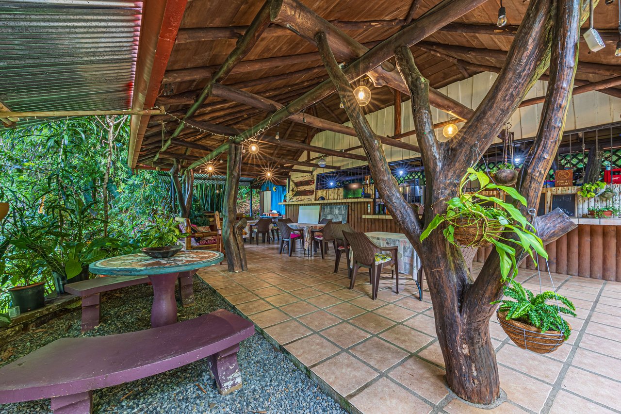 10-Acre Uvita Commercial Property with Existing Hotel & Highway Frontage – Development Potential Near the Beach