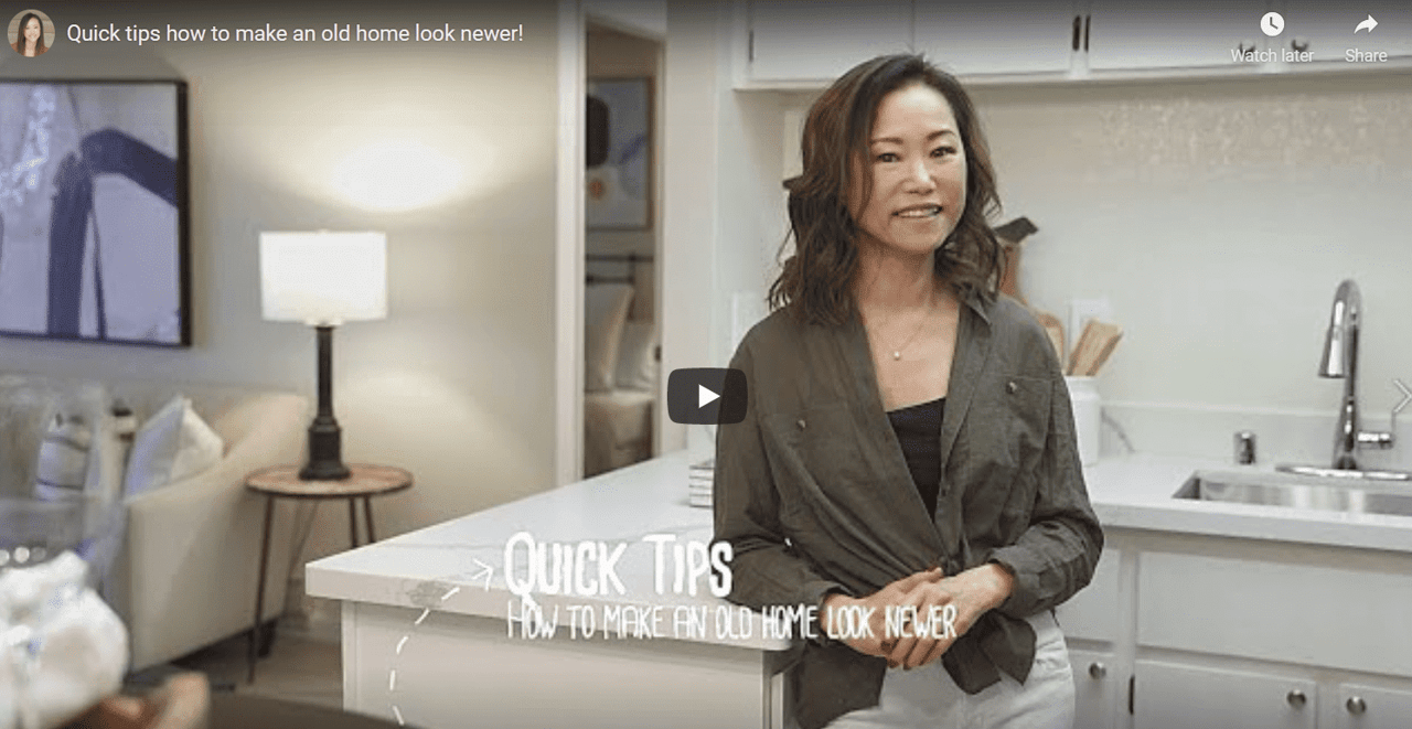 Quick tips how to make an old home look newer!