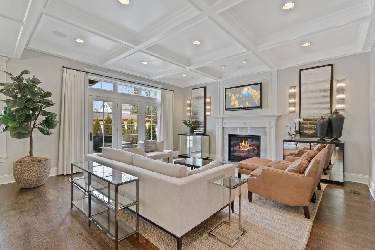 charming home in the coveted Old Town area of Western Springs is spectacular