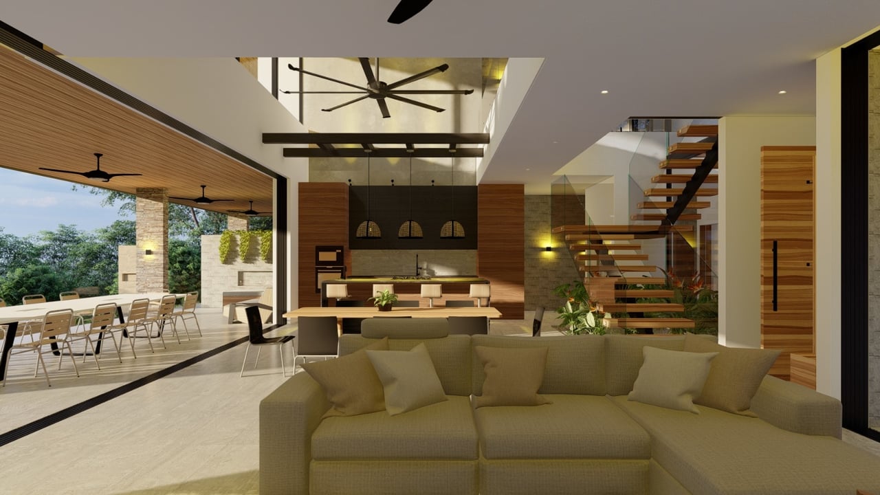 Architectural Oceanview Estate, Dominical, Puntarenas