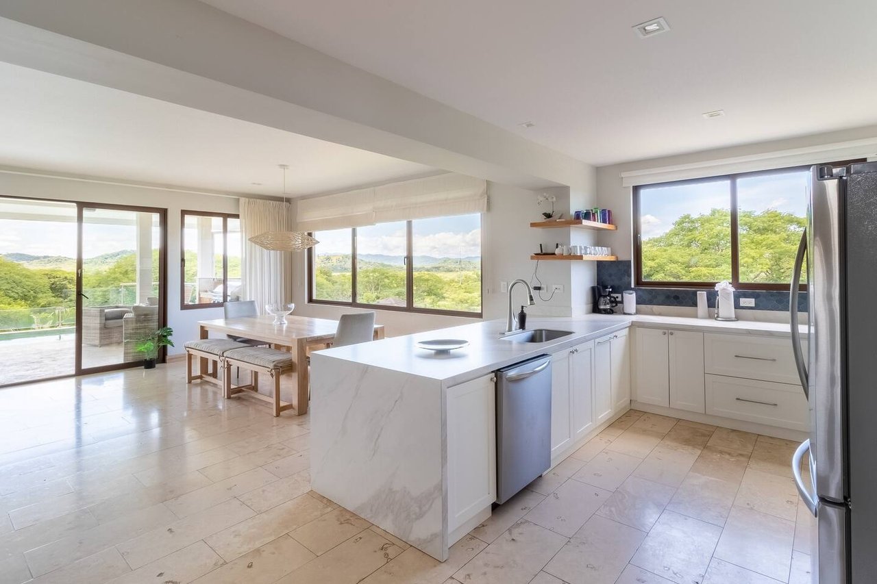Coastal Hilltop Ocean View Home, Tamarindo, Guanacaste