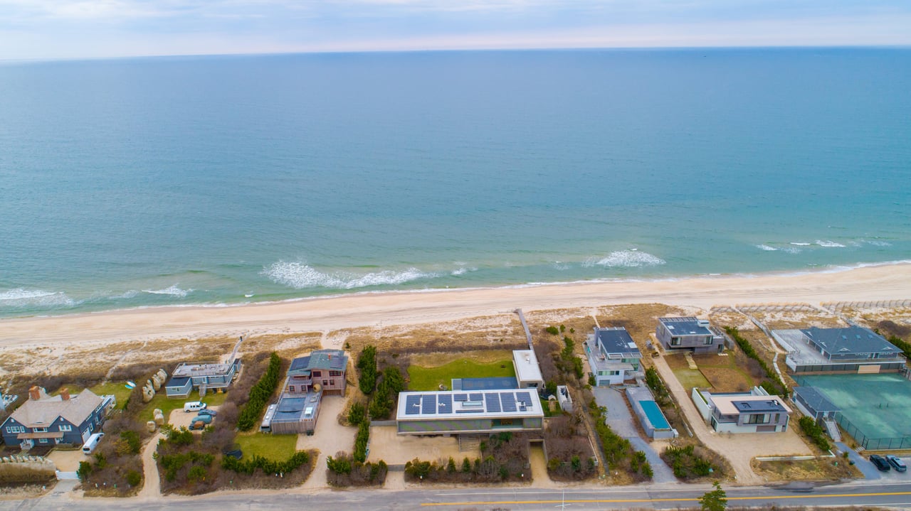 One Of A Kind Oceanfront Modern in Water Mill