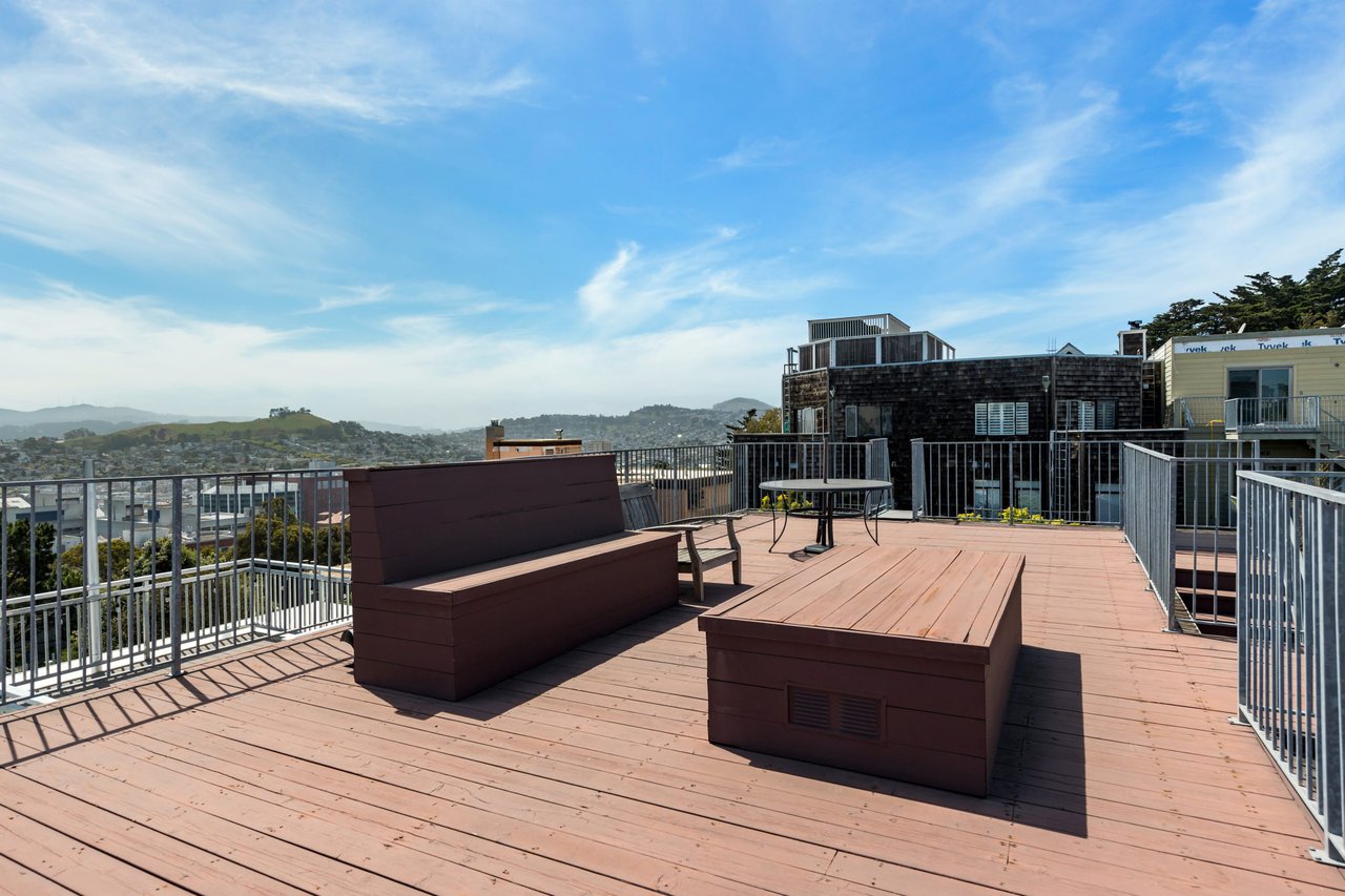 Three Levels with Roof Deck