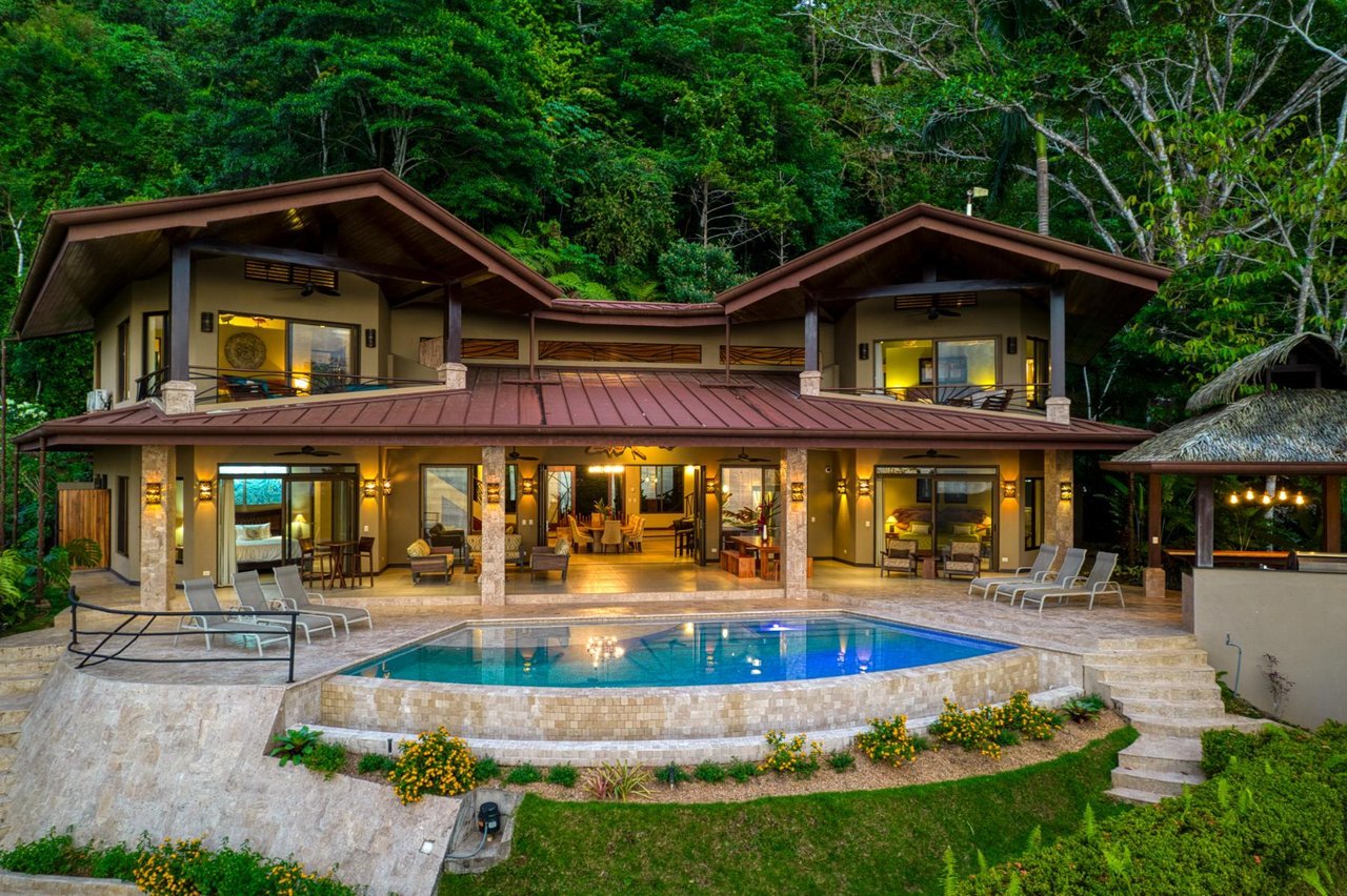 Modern Ocean View Rainforest Estate, Dominical, Puntarenas