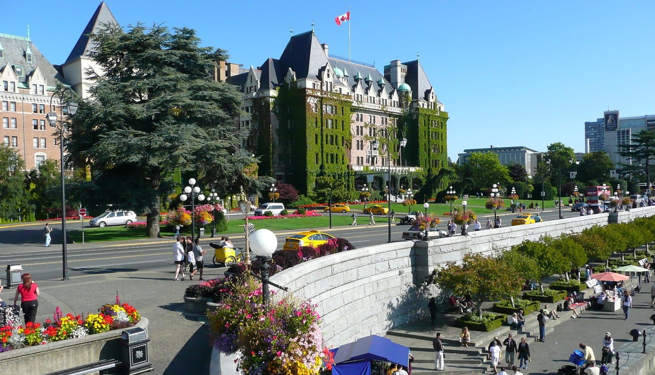 Empress hotel in Victoria BC