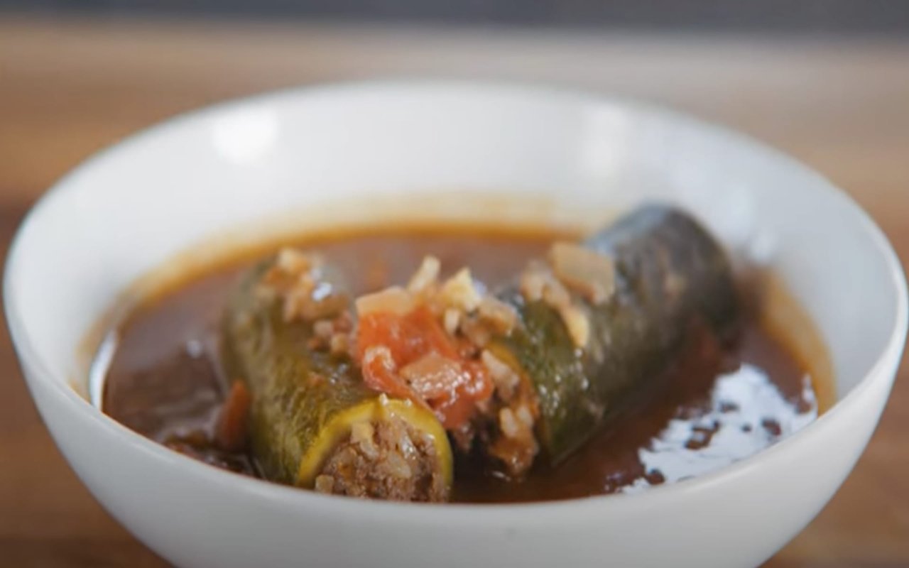 January 2022 Stuffed Courgettes