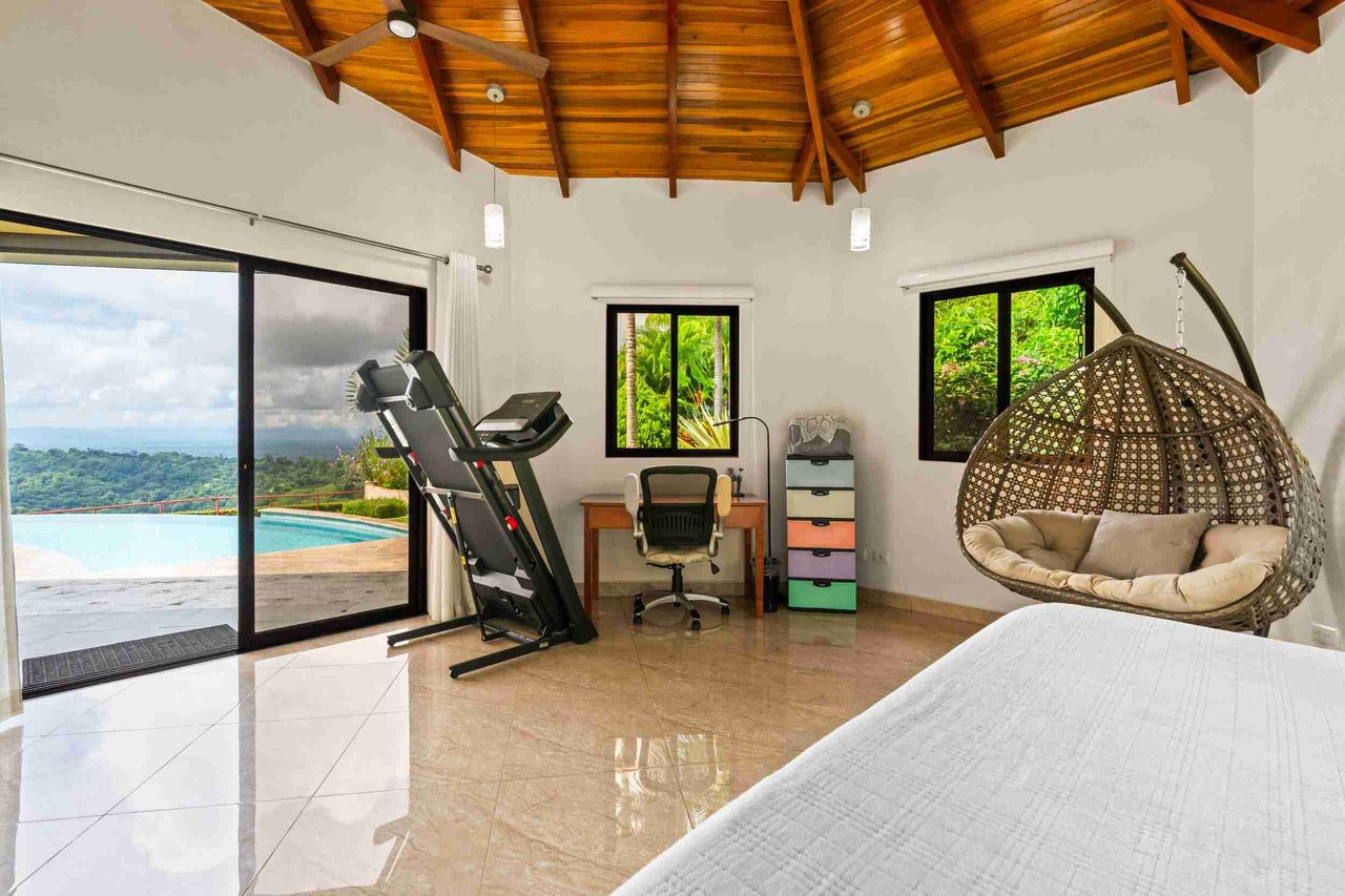 Luxurious Home with Great Outdoor Living Space and Incredible Panoramic Valley & Ocean Views in Chontales near Ojochal Costa Rica