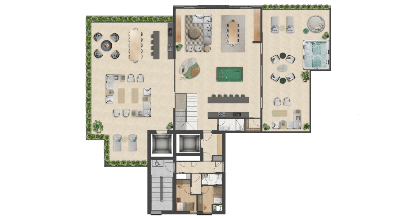 Custom Shell Penthouse, Escazu, San Jose