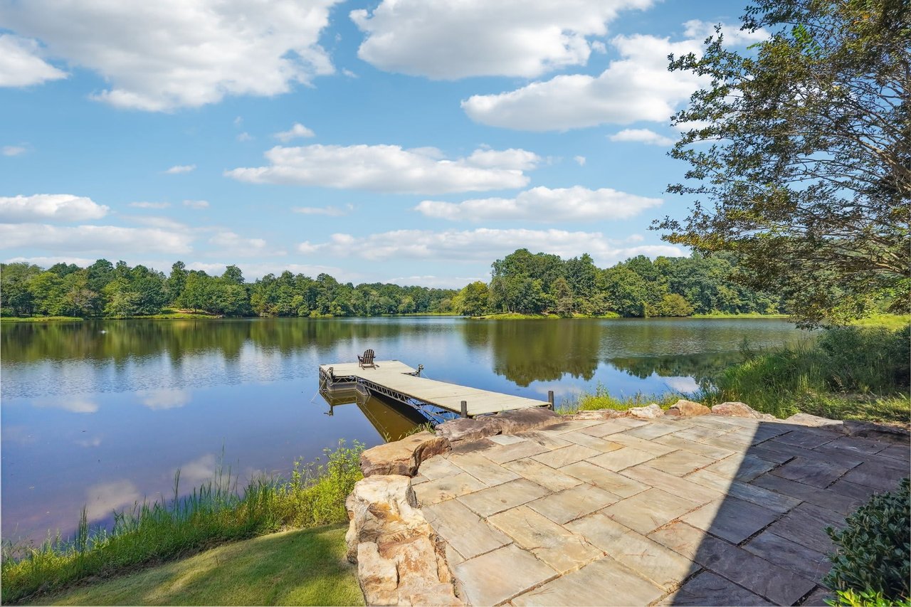 Quiet Listing: Elegant Lakefront Estate on 3 Acres in Alpharetta Georgia - Serene Views & Modern Luxuries Await