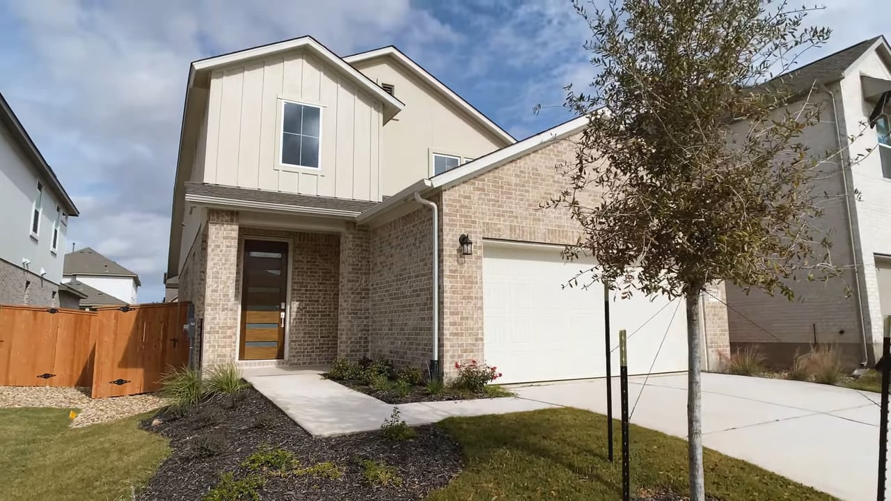 1900+ sq ft Fieldstone plan with Tri Pointe Homes in the Bar W community in Leander, TX