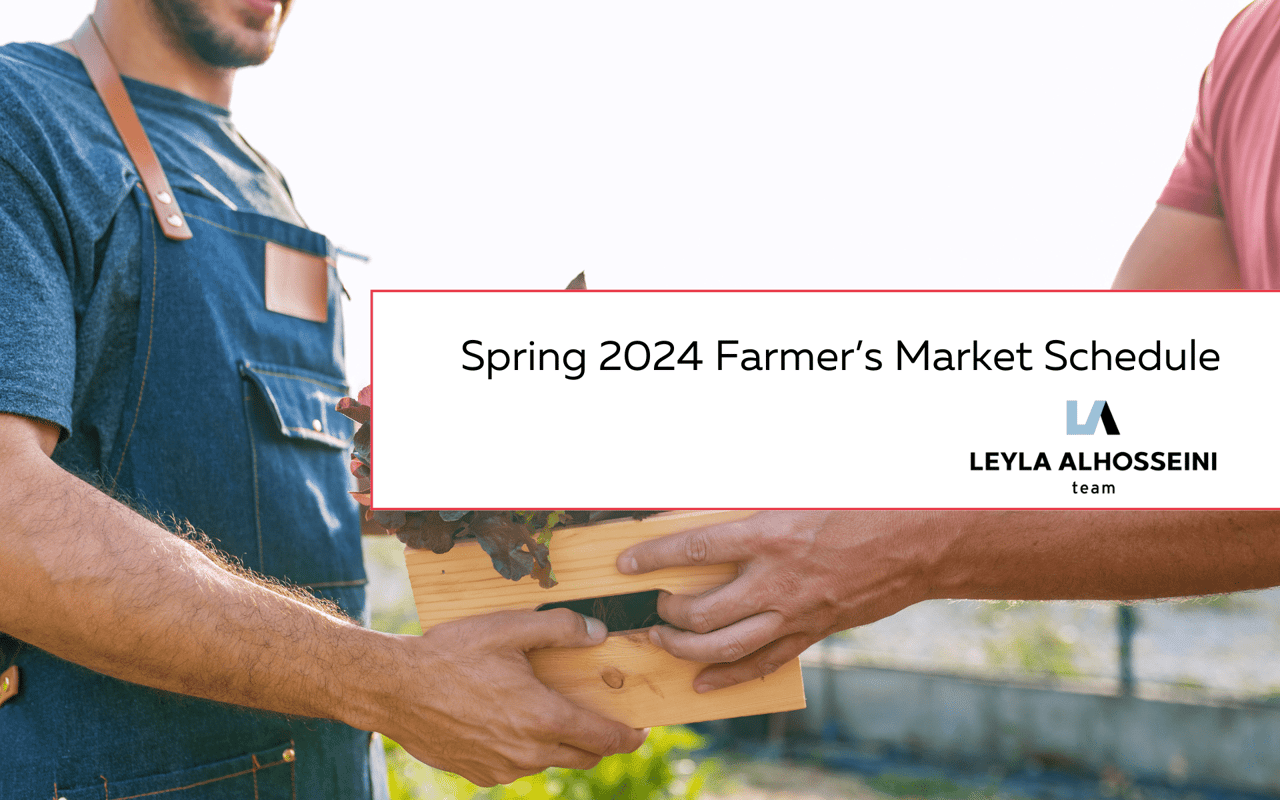 Spring 2024 Farmer's Market Schedule