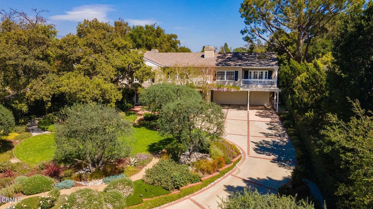 Enchanting Monterey Colonial Masterpiece in Pasadena's South Arroyo