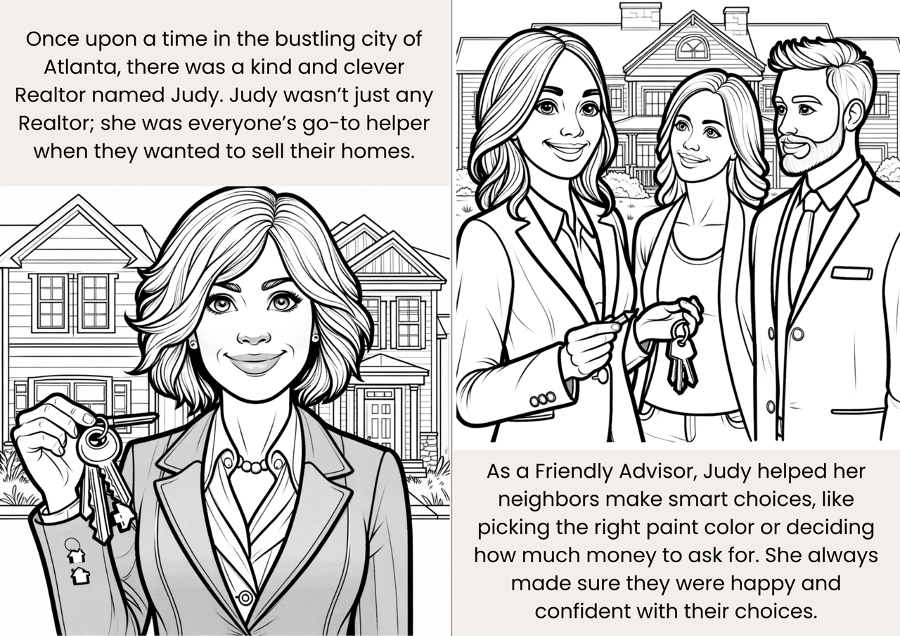 Exploring Homes through Colors: A Realtor’s Coloring Book for Kids