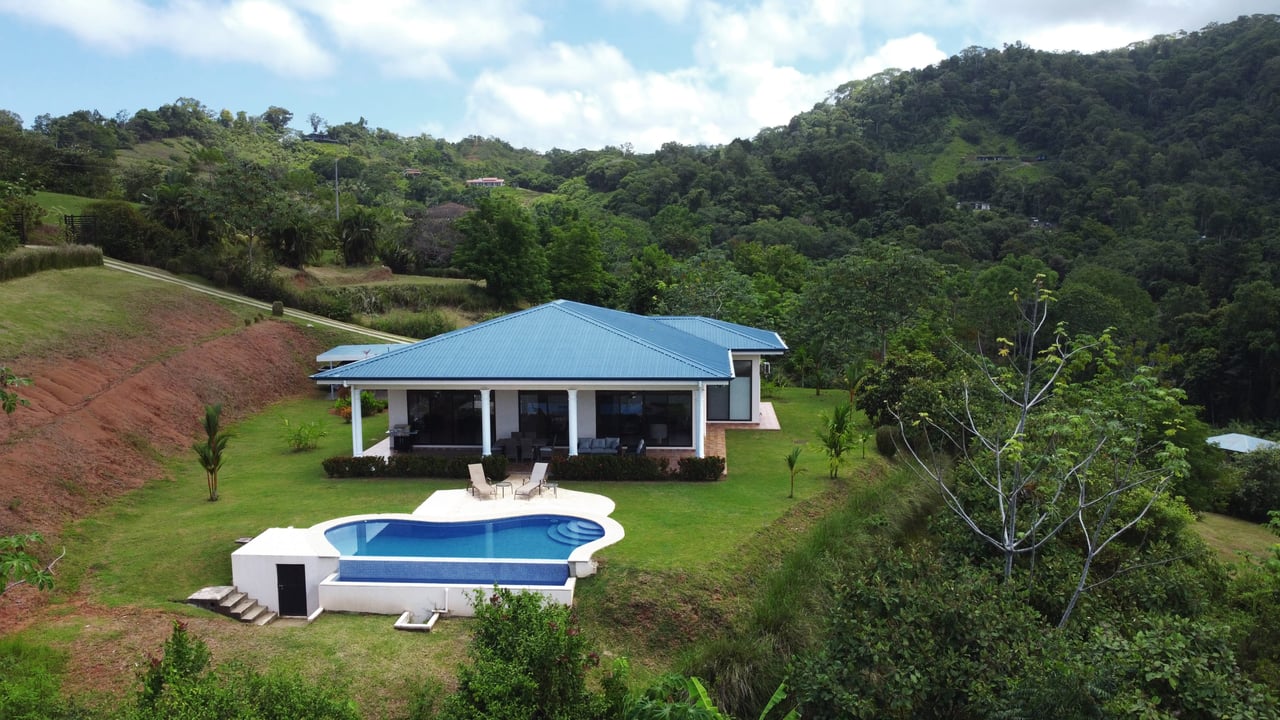 Move-In Ready Ocean View Home in the Hills of Portalon, South Pacific Coast