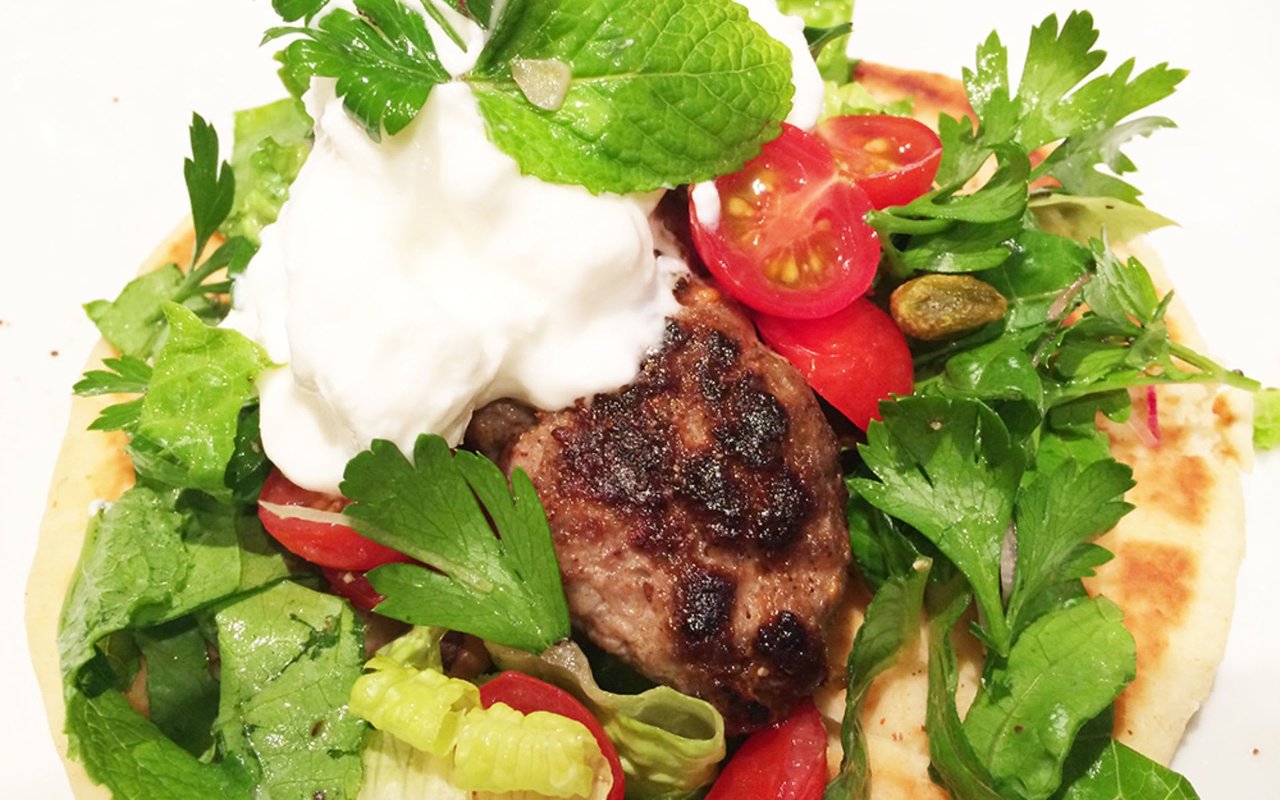 Lamb Pistachios Kafta - Kebab Wraps