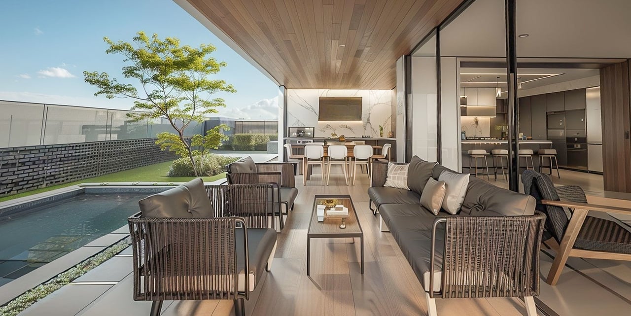 Minimalist Golf Community Home, Santa Ana, San Jose