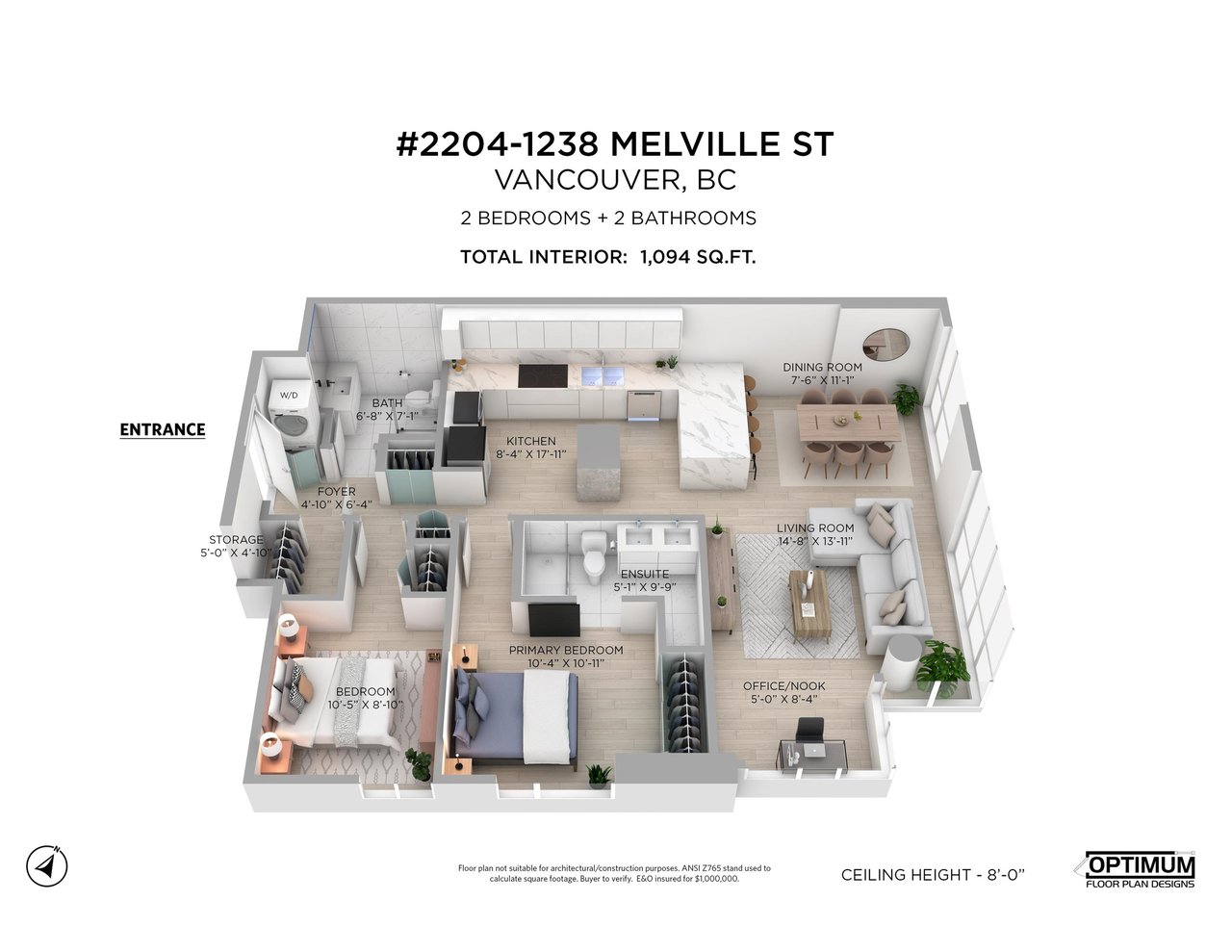 2204-1238 Melville Street, Vancouver