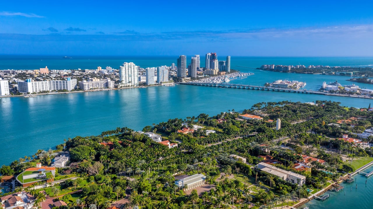 MIAMI BEACH'S EXCLUSIVE STAR ISLAND NOW RANKS AS THE NATION'S PRICIEST NEIGHBORHOOD