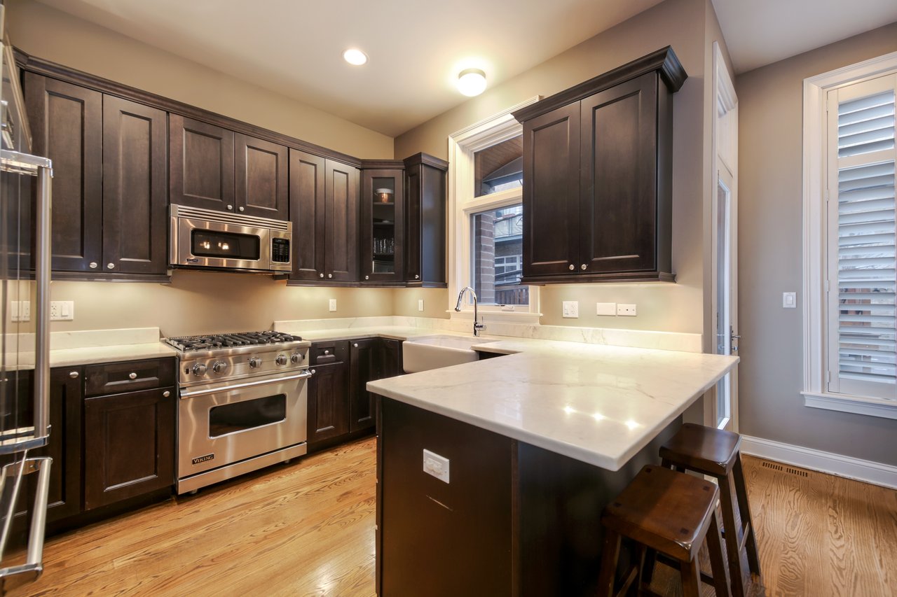 This stunning townhome is located in the heart of Bucktown