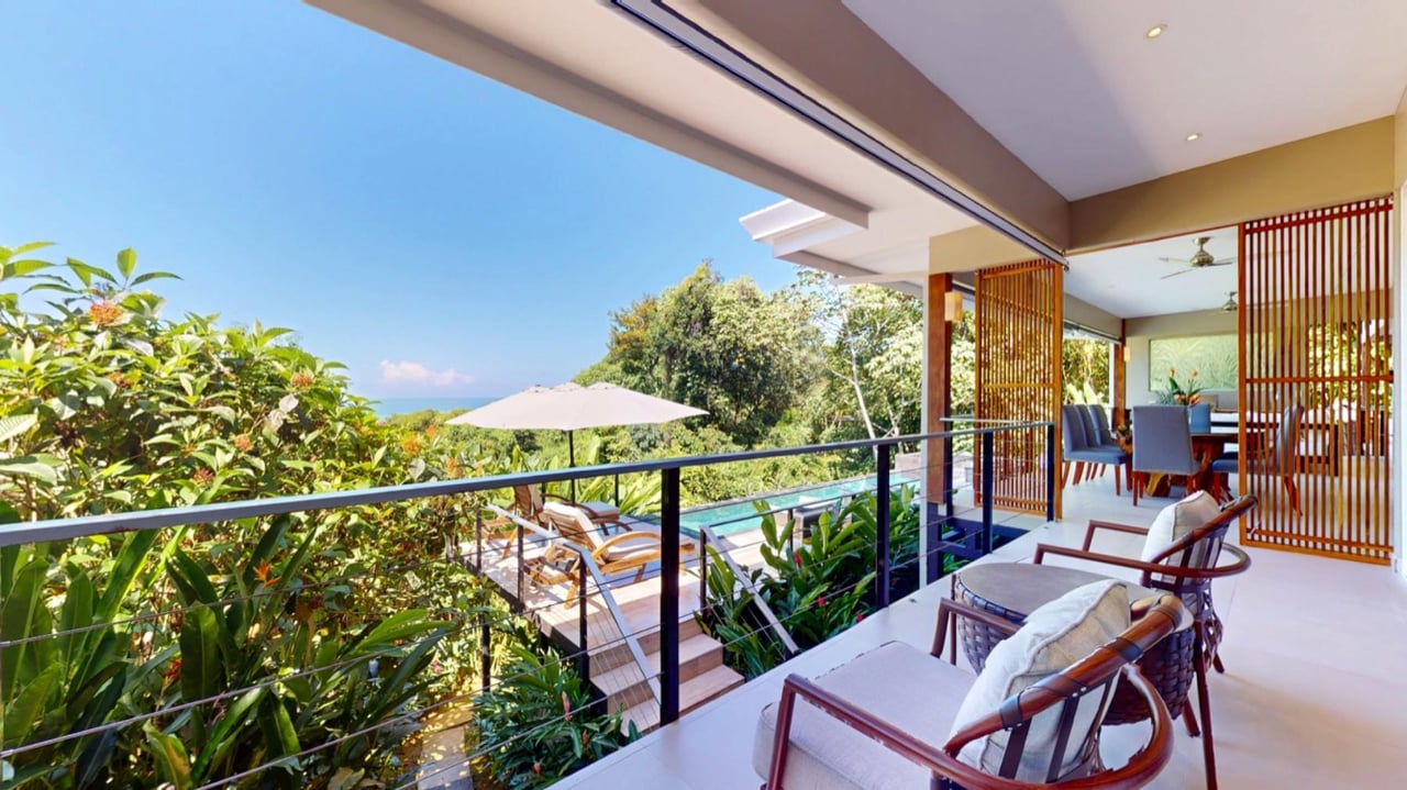 Balinese Style Oceanview Villa, Uvita, Puntarenas