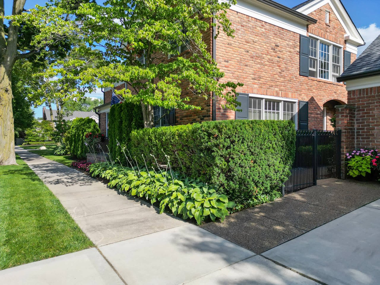 Private Patio with Charming Curb Appeal