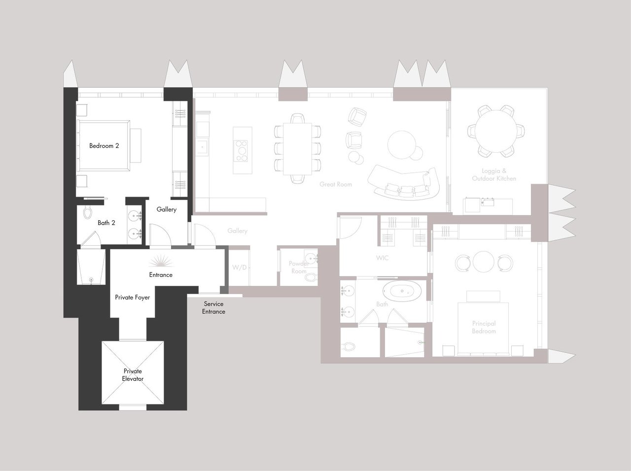 888 D&G Residences Brickell