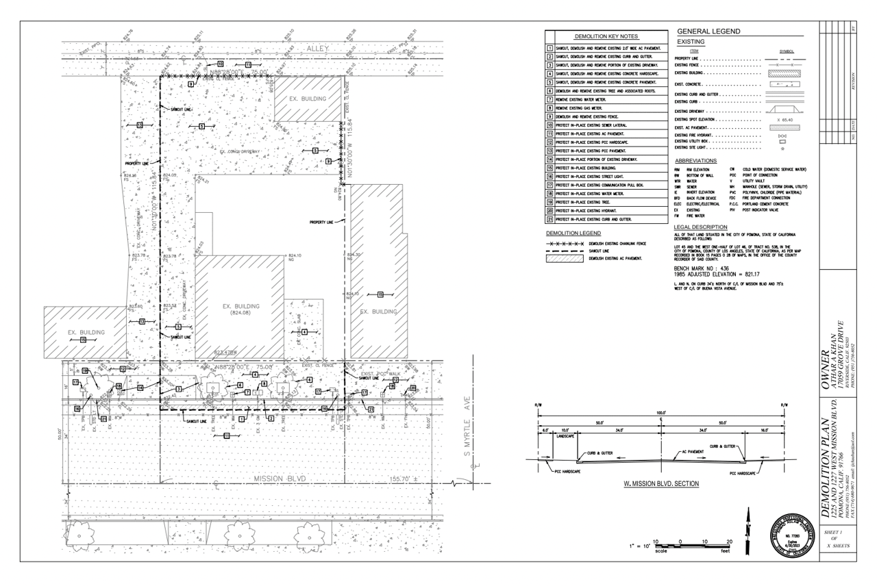 Fully Entitled land for 15 Units