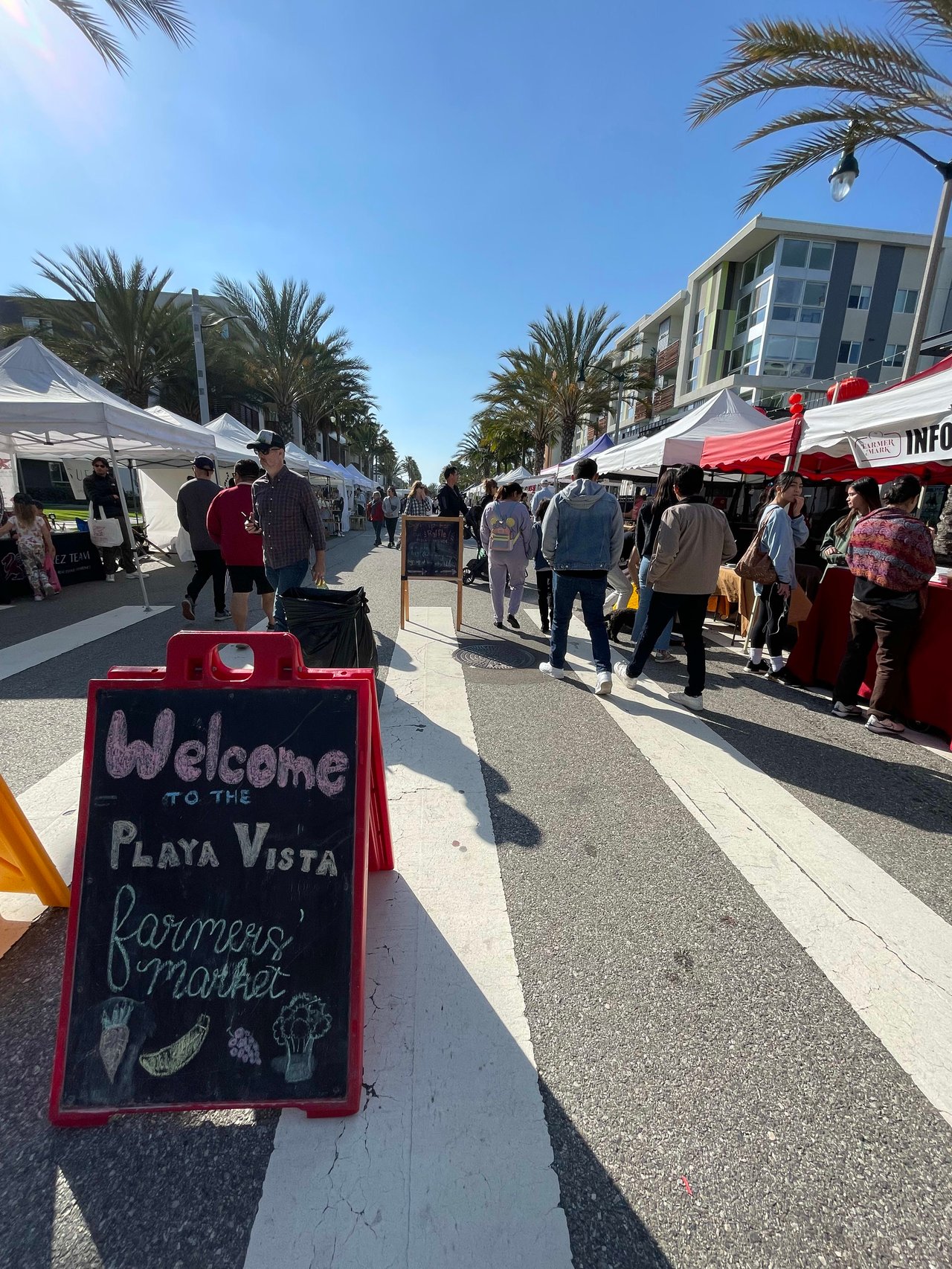 Farmer's Market in Playa Vista Los Angeles