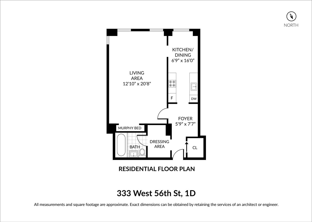 333 West 56th Street, Apt 1-D
