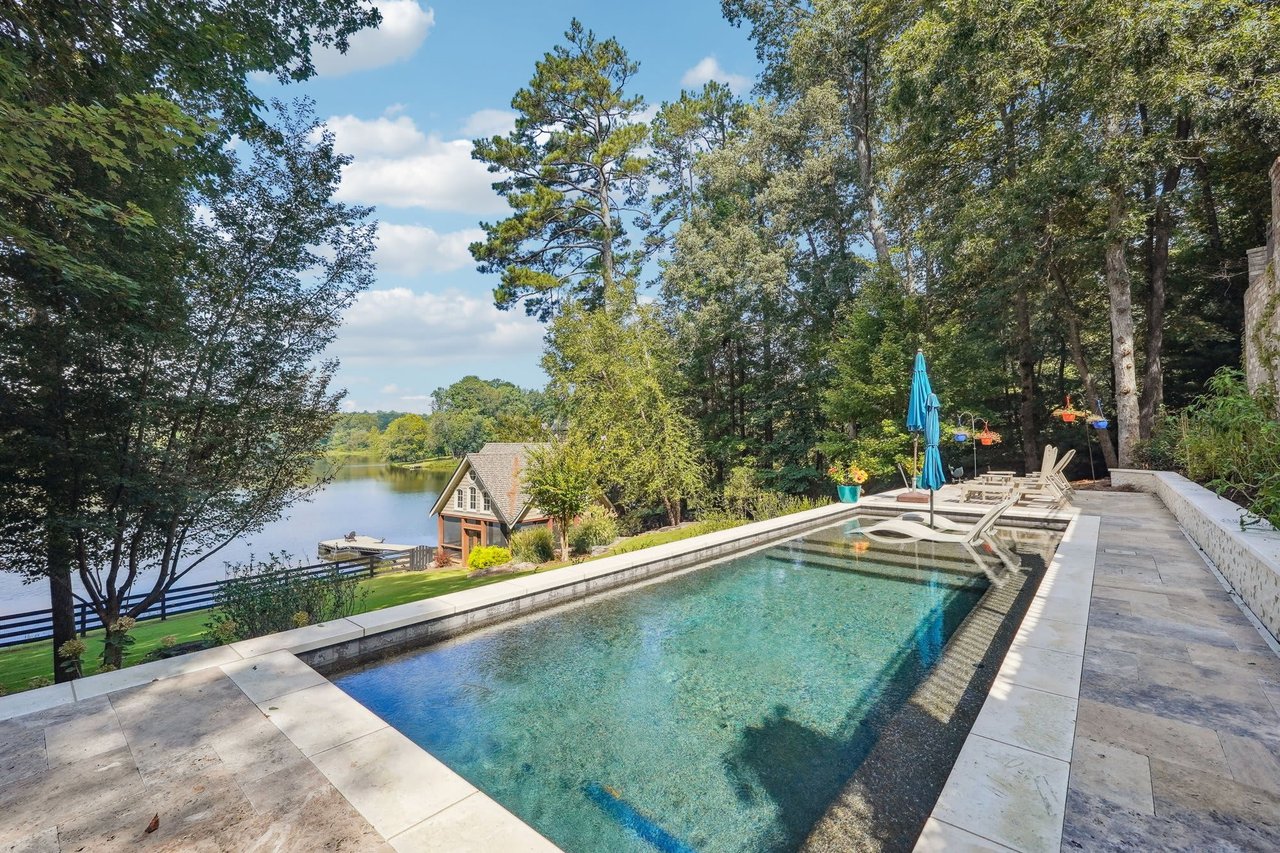 Quiet Listing: Elegant Lakefront Estate on 3 Acres in Alpharetta Georgia - Serene Views & Modern Luxuries Await