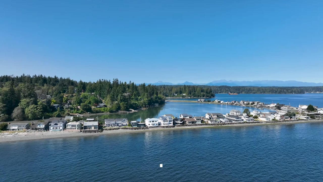 Waterfront on Bainbridge Island. Welcome to Point Monroe!