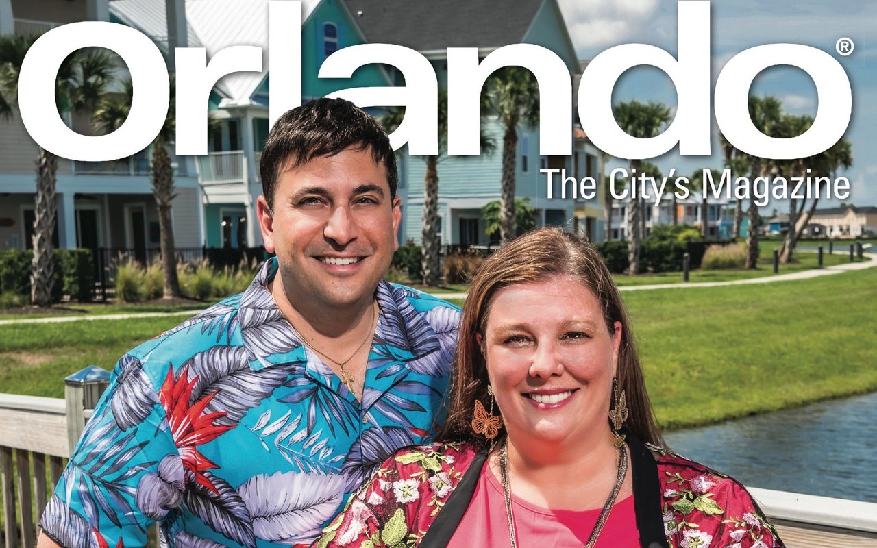 Suzanne Docobo and Chad Messin, featured on the cover of The City's Magazine.