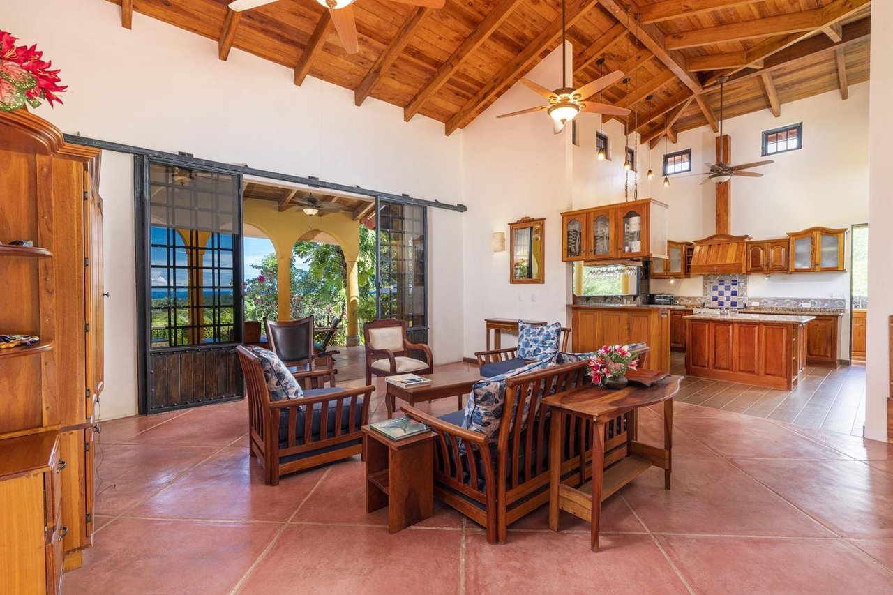 Colonial Mediterranean Ocean Villa, Nosara, Guanacaste
