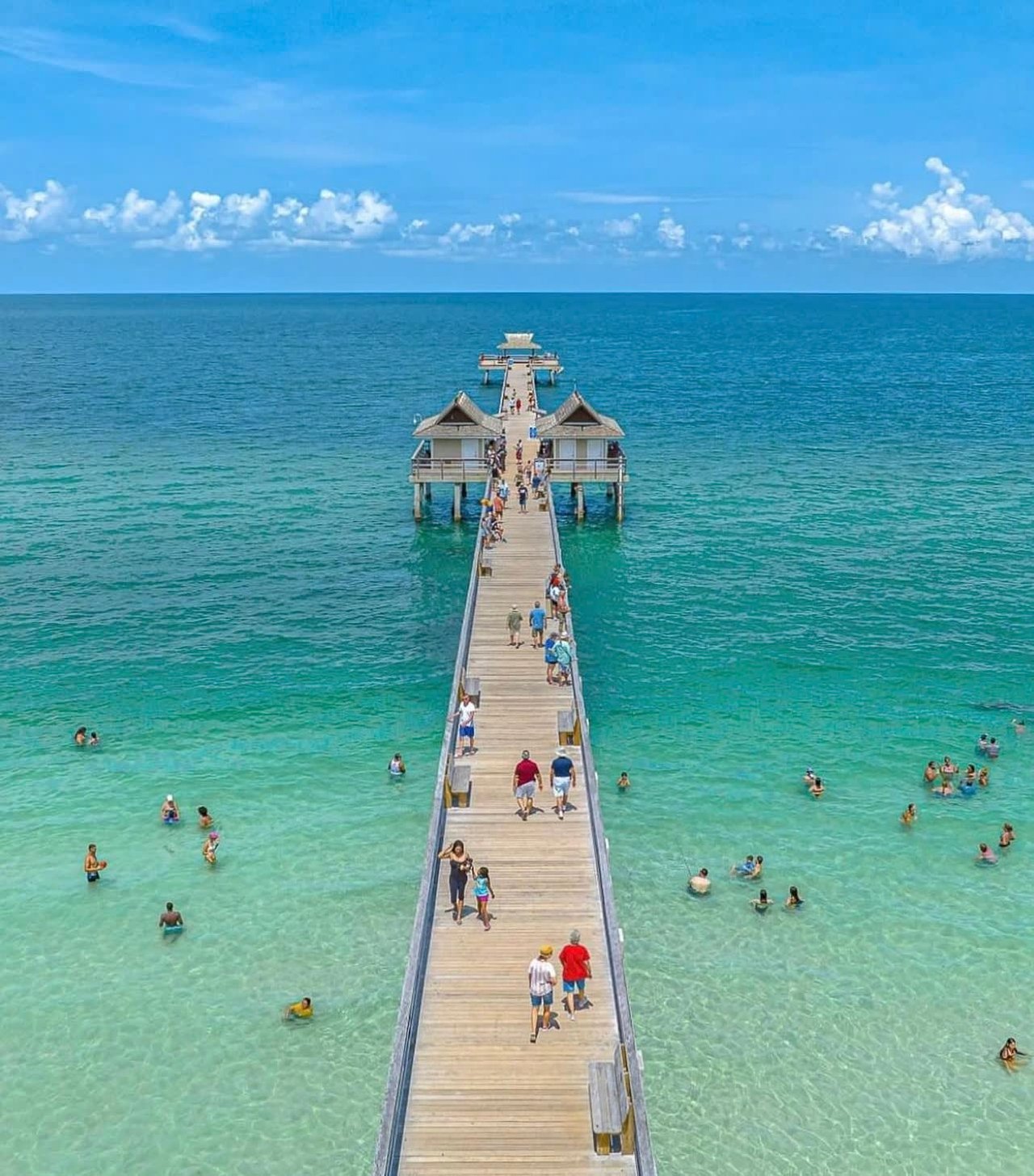 Naples Pier Water Gulf Coast Florida