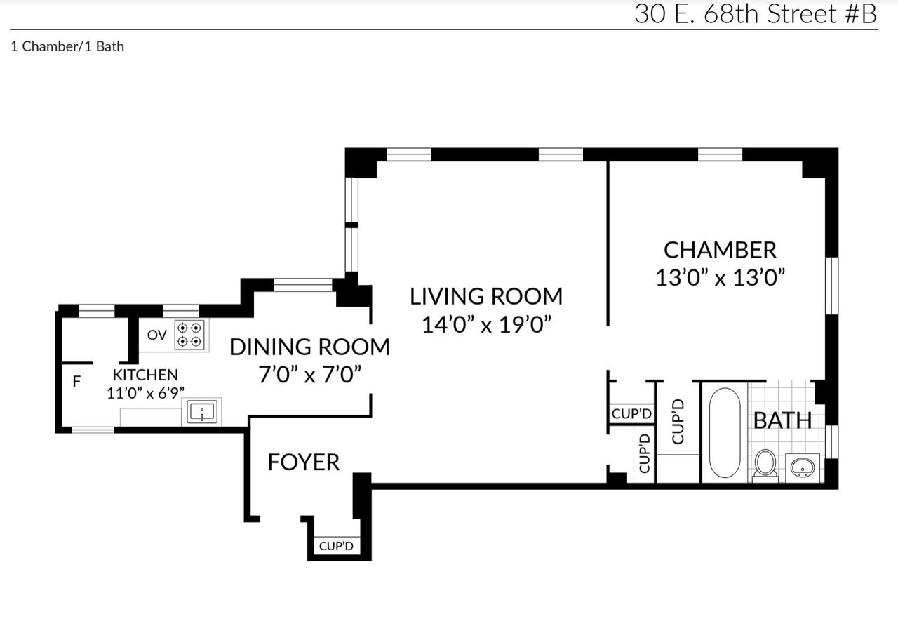 30 East 68th Street, Apt 3-B