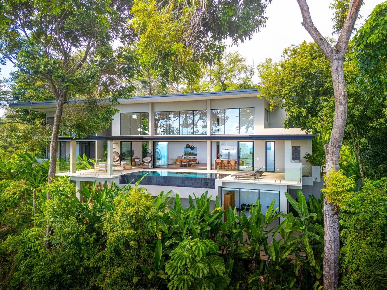 Whale Tail View Ridgetop Home, Uvita, Puntarenas