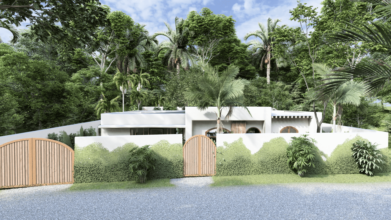 Pre-Construction - Casa Pantera, in the Hills of Uvita. 