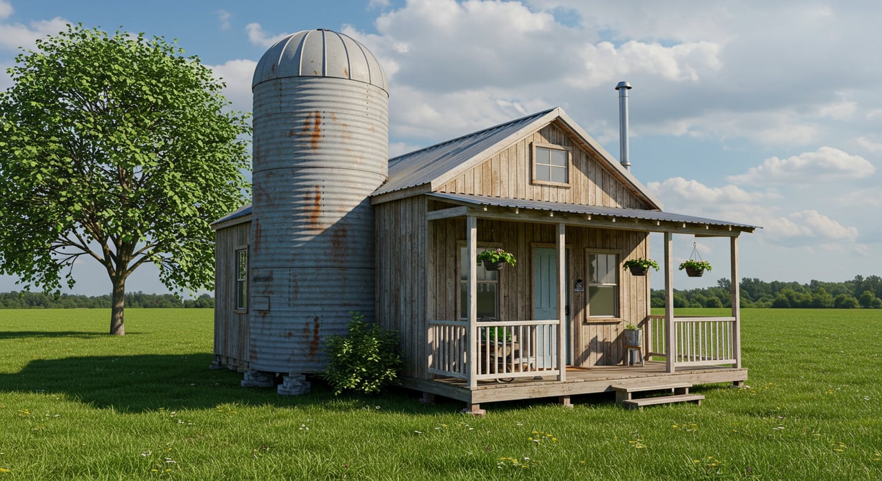 Check out the most adorable grain silo you ever did see! It’s been converted into the most welcoming guesthouse.